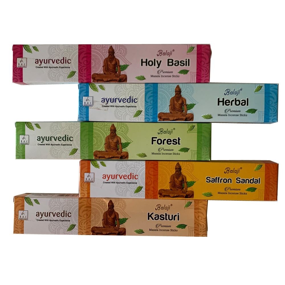 Ayurvedic Series Herbal – Balaji 15gms Incense Sticks