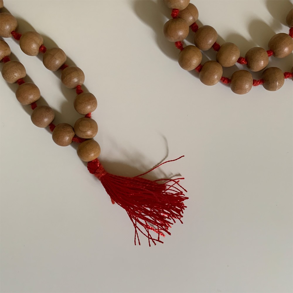 Sandalwood Knotted Mala (Large)