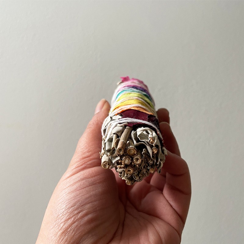 Seven Chakras Rose Petals - Supreme California White Sage