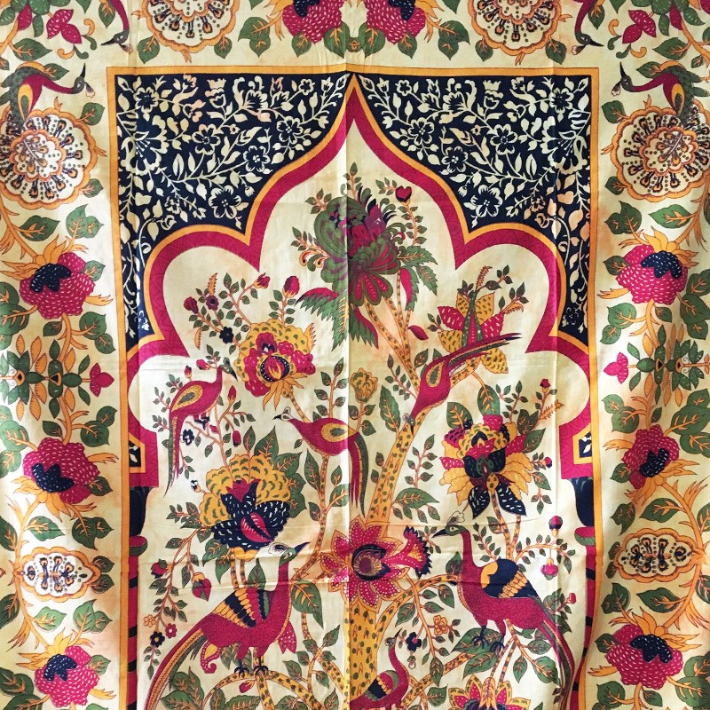 Tapestry - Temple Tree of Life (Yellow)