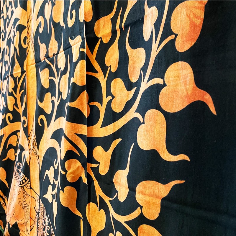 Tapestry - Elephant Tree of Life (Orange)