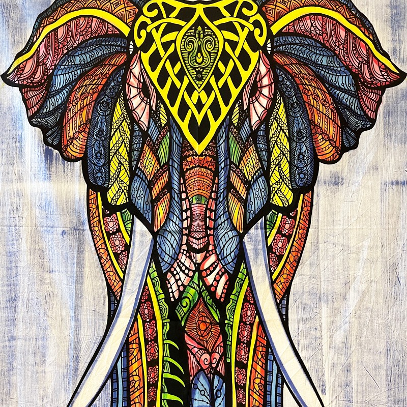 Tapestry - Artsy Elephant (Painted)